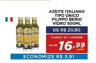 Bahamas Mix Azeite Italiano Tipo único Filippo Berio Vidro 500ml oferta