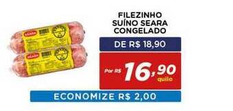 Bahamas Mix Filezinho Suíno Seara Congelado oferta