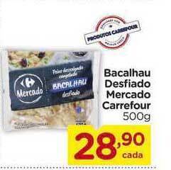 Bacalhau Desfiado Mercado Carrefour 500g