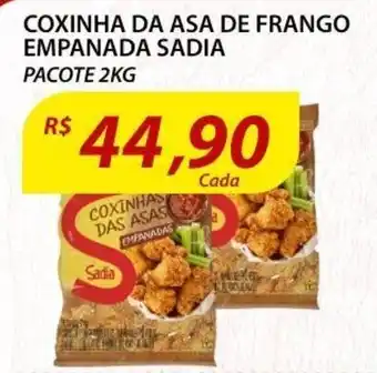 Coxinha da Asa de Frango Empanada Sadia 2kg