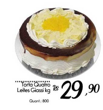 Torta Quatro Leites Giassi 1kg