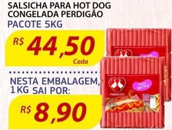 Assaí Atacadista Salsicha Para Hot Dog Congelada Perdigao 1kg oferta