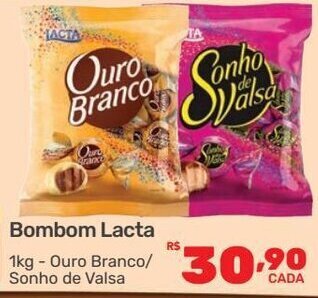 Supermercados Condor Bombom Lacta 1kg oferta