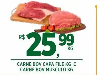 DB Supermercados Carne bov capa file kg c oferta