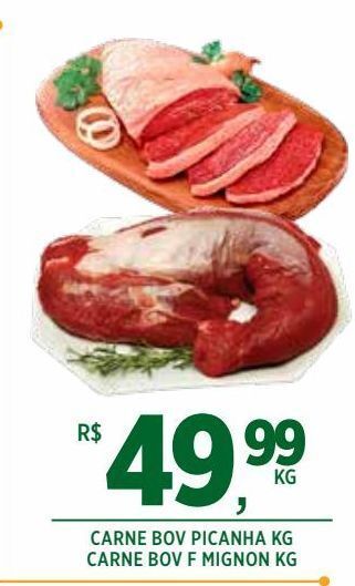 DB Supermercados Carne bov picanha kg carne bov f mignon kg oferta