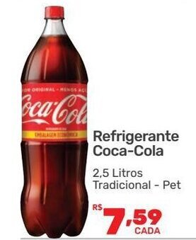 Supermercados Condor Refrigerante Coca Cola 2.5L oferta
