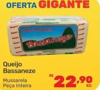 Supermercados Condor Queijo Bassaneze oferta