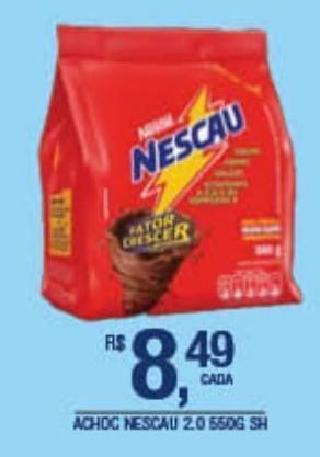 DB Supermercados Achocolatado nescau 550g oferta