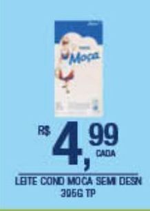 DB Supermercados Leite cond moca semi desn 395g tp oferta