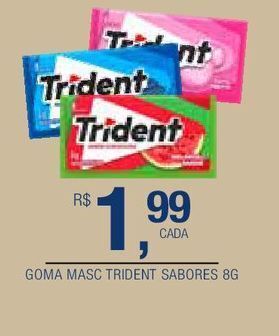 DB Supermercados Goma masc trident sabores 8g oferta