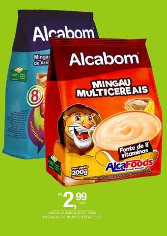 DB Supermercados Mingau alcabom arroz 200g oferta