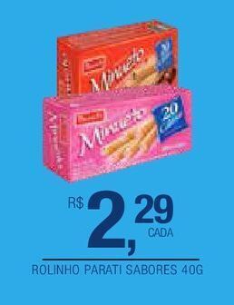 DB Supermercados Rolinho parati sabores 40g oferta