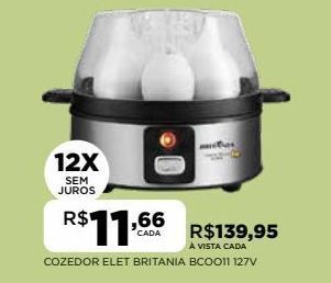 DB Supermercados Cozedor elet britania bcoo11 127v oferta