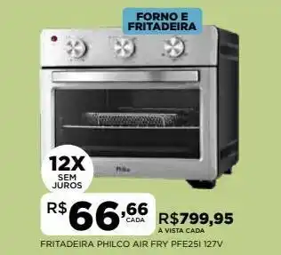 DB Supermercados Fritadeira philco air fry pfe25i 127v oferta