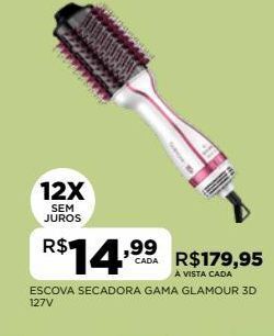 Escova secadora gama glamour 3d 127v