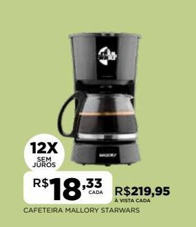 DB Supermercados Cafeteira mallory starwars oferta