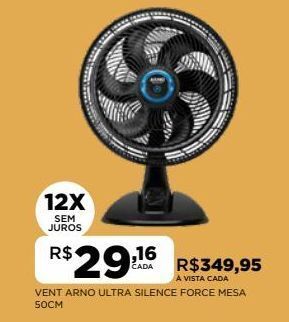 DB Supermercados Vent arno ultra silence force mesa 50cm oferta