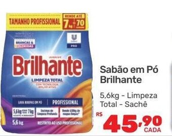 Supermercados Condor Sabao em po brilhante 5.6kg oferta