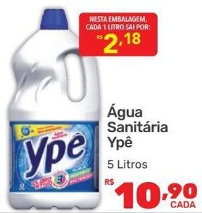 Supermercados Condor Agua Sanitaria Ype 5L oferta