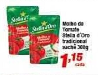 Ricoy Supermercados Molho de Tomate Stella D'Oro Tradicional sache 300g oferta