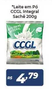 Leite Em Pó Ccgl Integral Sachê 200g