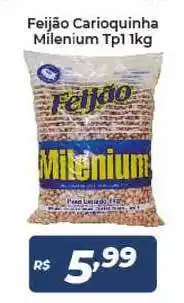 Feijão Caioquinha Milenium Tp1 1kg