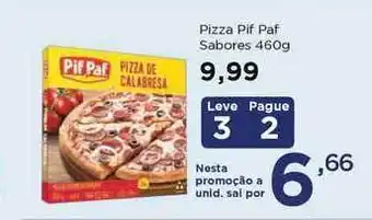 Pizza Pif Paf Sabores Leve 3 Pague 2 460g