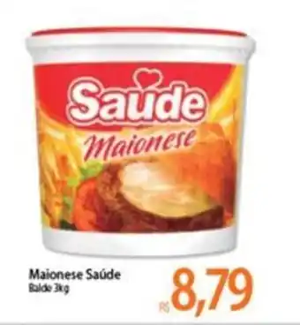 Atacadão Maionese Saude 3kg oferta