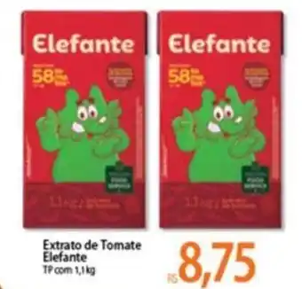 Atacadão Extrato de Tomate Elefante 1.1kg oferta