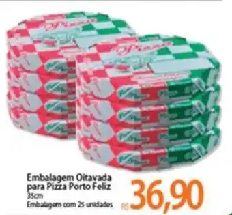 Atacadão Embalagaem Oitavada para Pizza Porto Feliz oferta