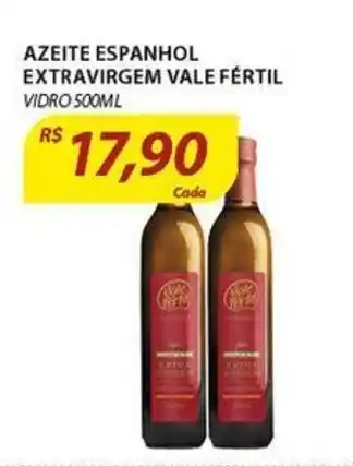 Assaí Atacadista Azeite Espanhol Extravirgem Vale Fertil 500ml oferta
