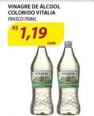 Vinagre de Alcool Colorido Vitalia 750ml