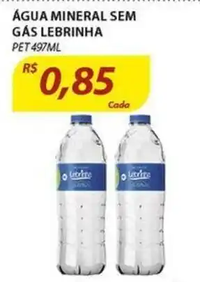Assaí Atacadista Agua Mineral Sem Gas Lebrinha 497ml oferta