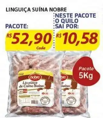 Assaí Atacadista Linguica Suina Nobre 1kg oferta