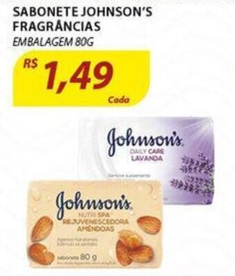 Assaí Atacadista Sabonete Johnson's Fragrancias 80g oferta