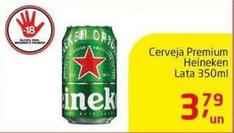 Tenda Atacado Cerveja Premium Heineken Lata 350ml oferta