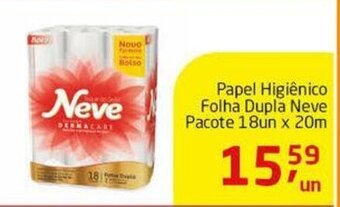 Tenda Atacado Papel Higiénico Folha Dupla Neve pacote 18un x 20m oferta