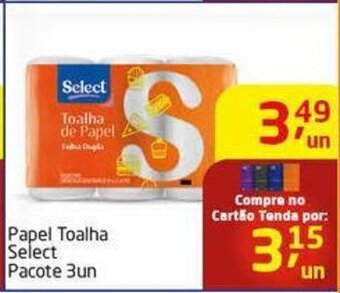 Tenda Atacado Papel Toalha Select pacote 3un oferta
