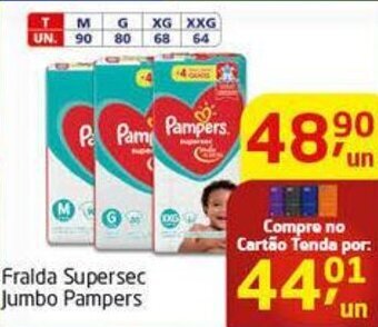 Tenda Atacado Fralda Supersec Jumbo Pampers oferta