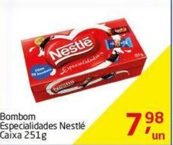Tenda Atacado Bombom Especialidades Nestle Caixa 251g oferta