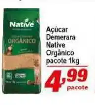 Russi Supermercados Açúcar Demerara Native Orgânico 1kg oferta