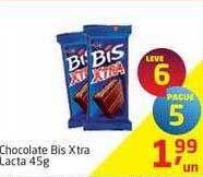 Tenda Atacado Chocolate Bis Xtra Lacta 45g oferta