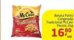 Batata Palito Congelada Tradicional Mccain Pacote 2kg
