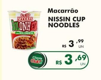 Irani Supermercados Macarrao Nissin Cup Noodles oferta