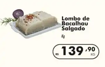 Lombo de Bacalhau Salgado 1kg