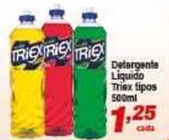 Ricoy Supermercados Detergente Liquido Triex tipos 500ml oferta