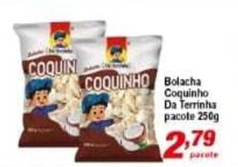 Ricoy Supermercados Bolacha Coquinho Da Terrinha pacote 250g oferta
