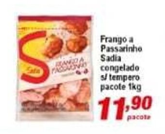 Ricoy Supermercados Frango a Passarinho Sadia congelado s/ tempero pacote 1kg oferta