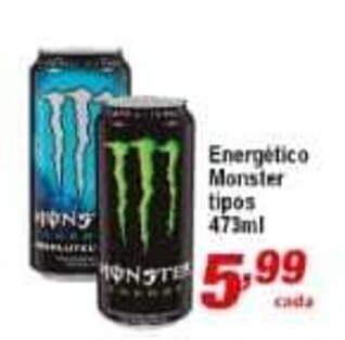 Ricoy Supermercados Energetico Monster tipos 473ml oferta