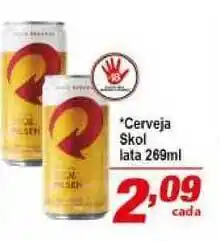 Ricoy Supermercados Cerveja Skol Lata 269ml oferta